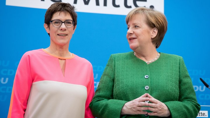 Annegret Kramp-Karrenbauer a fost aleasă succesoarea Angelei Merkel la conducerea Uniunii Creştin-Democrate germane