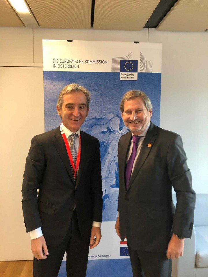 Iurie Leancă a avut întrevederi la Viena cu comisarul european Johannes Hahn și ministrul de externe al Austriei, Karin Kneissl