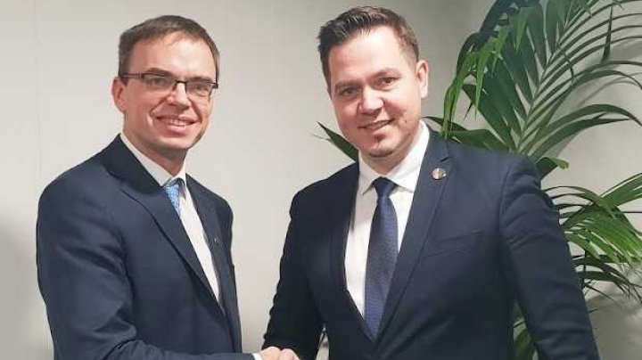 Tudor Ulianovschi și omologul său estonian, Sven Mikser, au avut o întrevedere la Milano