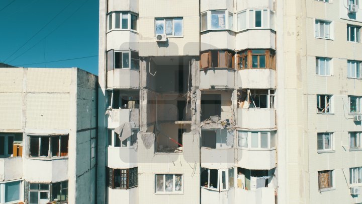 Locatarii celor zece apartamente distruse de EXPLOZIA de pe bulevardul Moscova vor primi casele la cheie