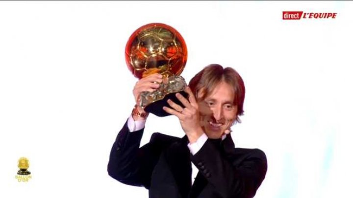 Luka Modric a câştigat trofeul Balonul de Aur 