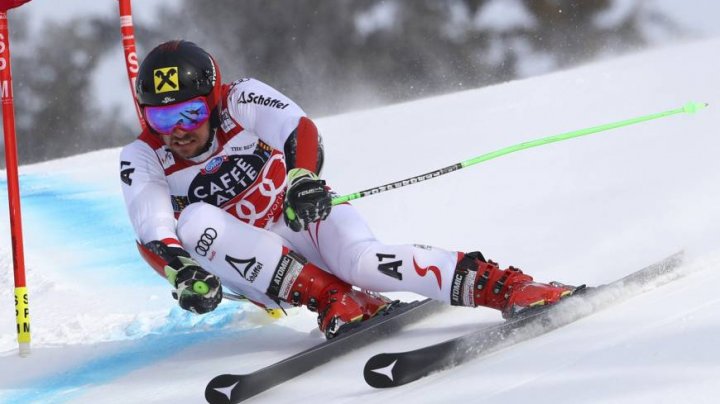 Marcel Hirscher a câştigat proba de slalom uriaş din cadrul Cupei Mondiale de Schi Alpin