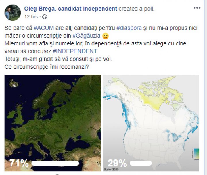 Oleg Brega, respins de PAS şi PPDA! Cum și unde va candida la alegerile parlamentare din februarie 2019 (FOTO)