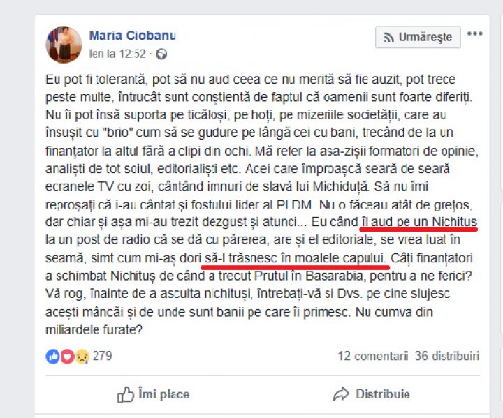 Un deputat a AMENINŢAT un jurnalist pe Facebook: "Te-aş lovi în moalele capului!"