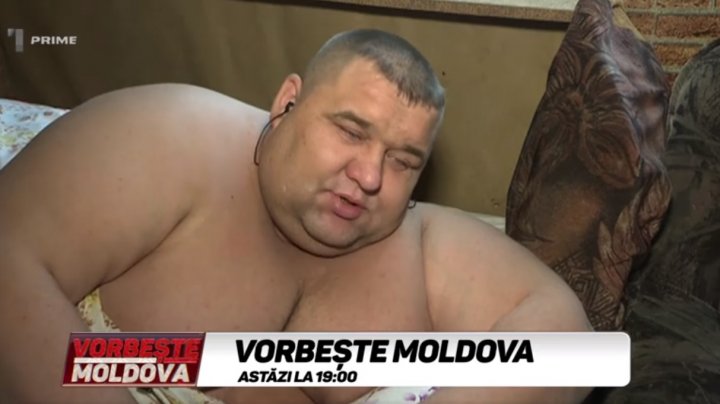 Povestea celui mai gras om din Moldova. Câte kilograme are şi cum trăieşte acesta (VIDEO)