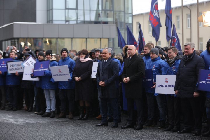 PDM s-a lansat oficial în campania electorală. Vlad Plahotniuc: Pentru noi vorbesc faptele, nu vorbele