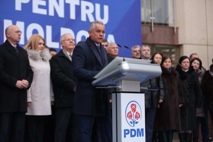 PDM s-a lansat oficial în campania electorală. Vlad Plahotniuc: Pentru noi vorbesc faptele, nu vorbele