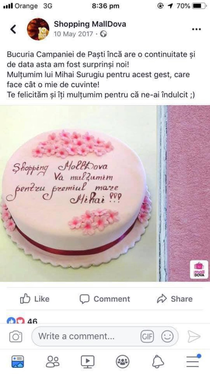 Lovitură de imagine pentru unul dintre cele mai vizitate centre comericale din ţară. Același bărbat a câştigat mai multe tombole (FOTO)