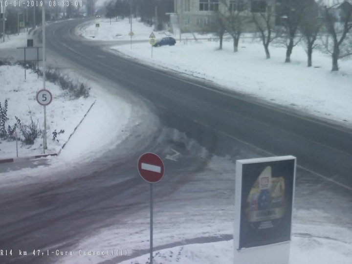 NINGE în mai multe localități din țară. Cum se circulă pe drumurile naționale (FOTO)