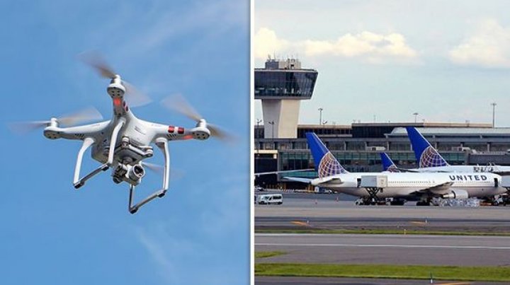 Spaţiul aerian al unui aeroport din New York a fost perturbat de o dronă