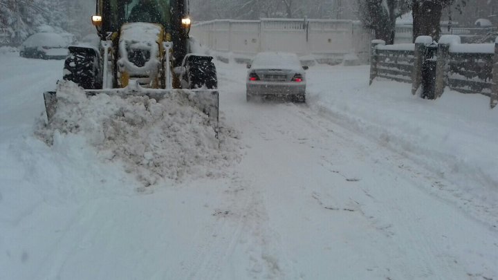 MĂSURI DE URGENŢĂ din cauza URGIEI ALBE. Zăpada şi viscolul s-au dezlănţuit în Moldova. Cum se circulă pe drumurile din țară