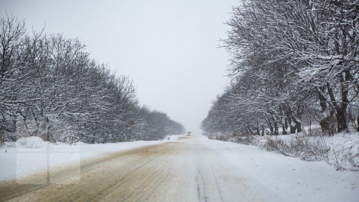 MĂSURI DE URGENŢĂ din cauza URGIEI ALBE. Zăpada şi viscolul s-au dezlănţuit în Moldova. Cum se circulă pe drumurile din țară