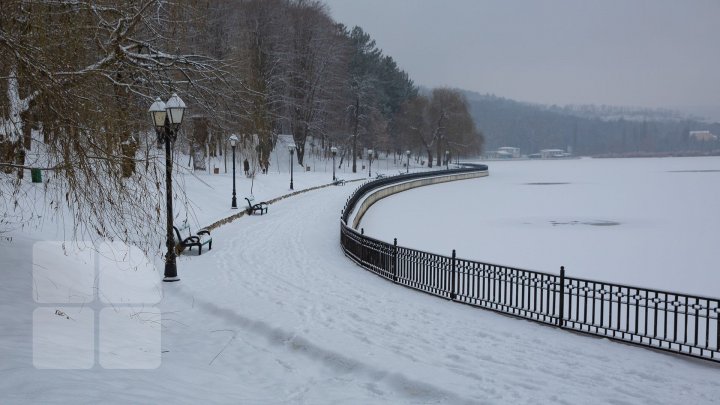 Ninsorile au creat PEISAJE DE POVESTE. Adulţii admiră splendoarea iernii, iar copiii se distează pe pârtii improvizate (FOTO)