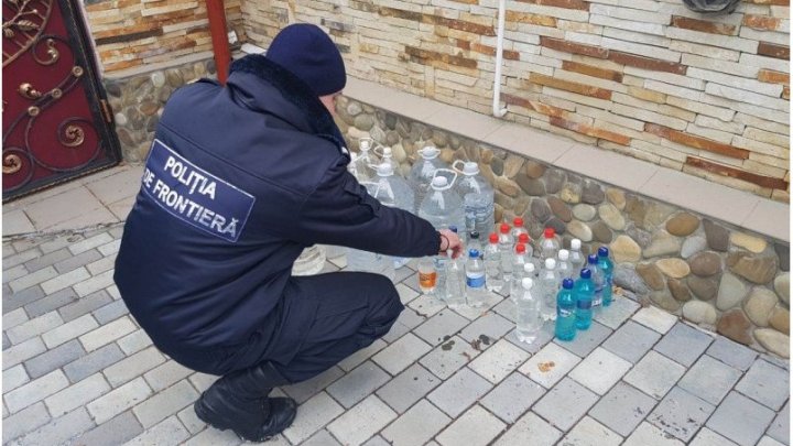 Alcool comercializat ILEGAL. Peste 200 de litri de alcool găsiți în raionul Briceni