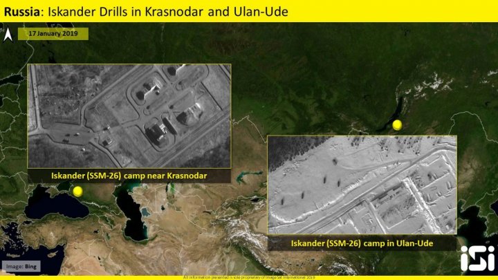 Rusia şi-a dus rachete şi lansatoare Iskander la granița cu Ucraina (IMAGINI DIN SATELIT)