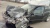 ACCIDENT GRAV în apropiere de Autogara de Sud. Două mașini, făcute zob (VIDEO)