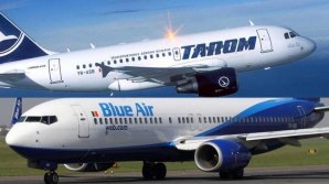 BLUE AIR ŞI TAROM, PARTENERI. Pasagerii unei companii vor putea călători cu cealaltă
