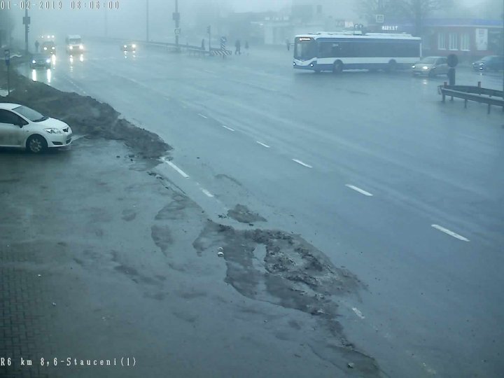 Ceață densă în toată țara. Cum se circulă pe drumurile naționale (GALERIE FOTO)