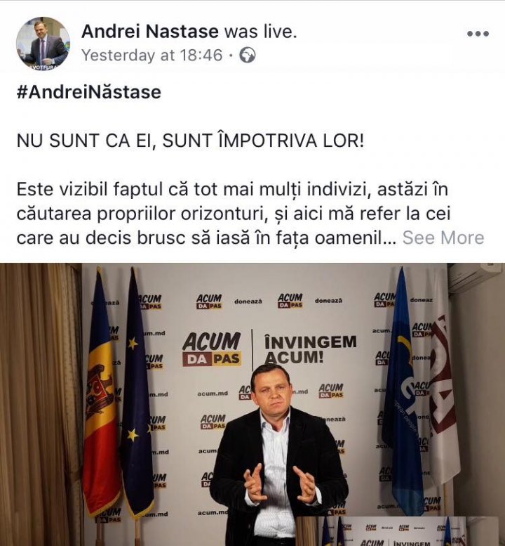 Alegeri parlamentare 2019: Dorin Chirtoacă către Andrei Năstase: Dacă îmi arăţi investitorii germani îmi torn o căldare de cenuşă în cap