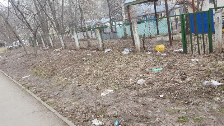 DEZASTRU TOTAL! Povestea oamenilor dintr-un bloc din Capitală care trăiesc cu gunoiul sub fereastră (FOTO)