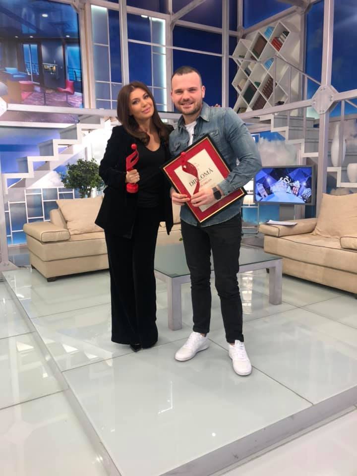 Gabriela Antocel și Ion Orlov au fost premiați la evenimentul "Omul Anului 2018" la categoria Mass-Media