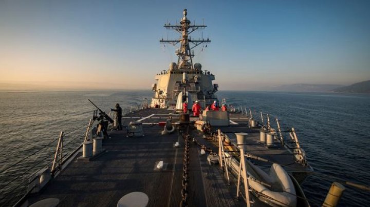 Distrugătorul american USS Donald Cook începe o nouă misiune în Marea Neagră