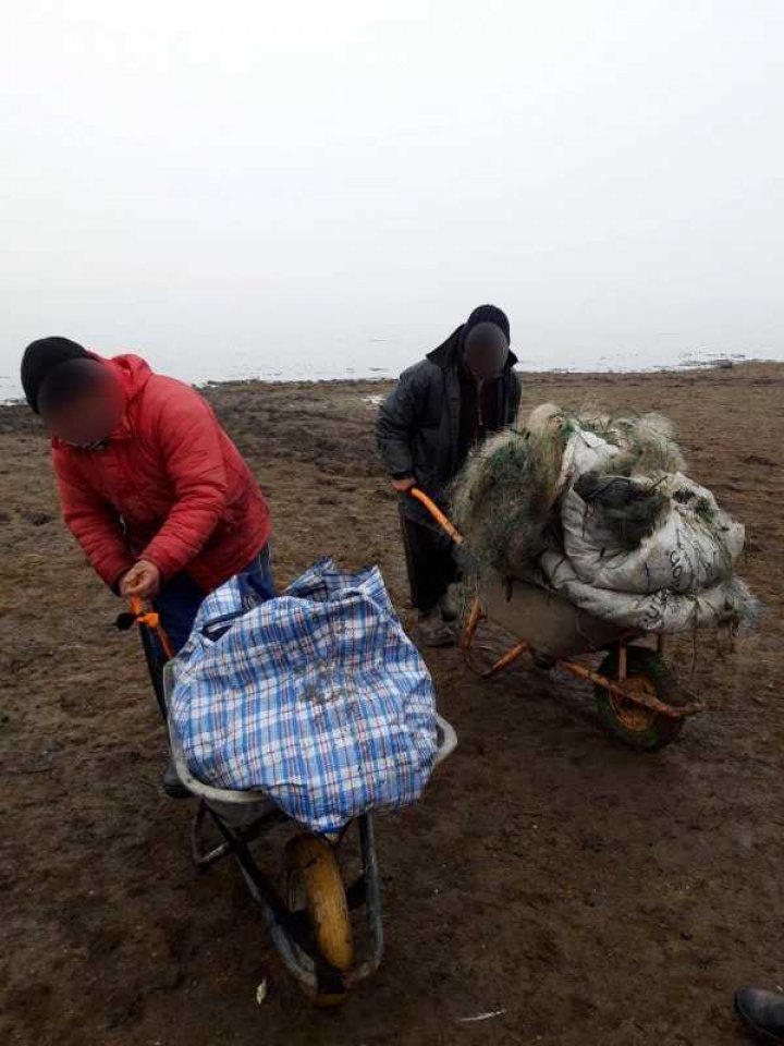 Doi braconieri, reținuți la pescuit în apele de frontieră (FOTO)