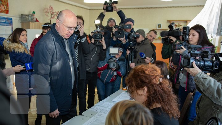 Pavel Filip a votat: Pentru echipa PDM, cea care a demonstrat prin fapte că poate guverna o ţară (VIDEO / FOTO)