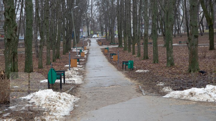 Parcul Alunelul va prinde culoare. Până la Ziua Oraşului din acest an va fi reparat pavajul (FOTOREPORT)