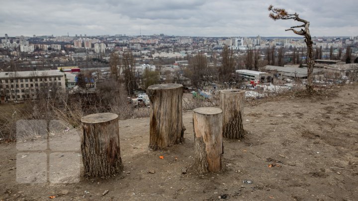 Esplanada de unde se poate vedea tot Chișinăul va fi în final amenajată la Ciocana (FOTOREPORT)