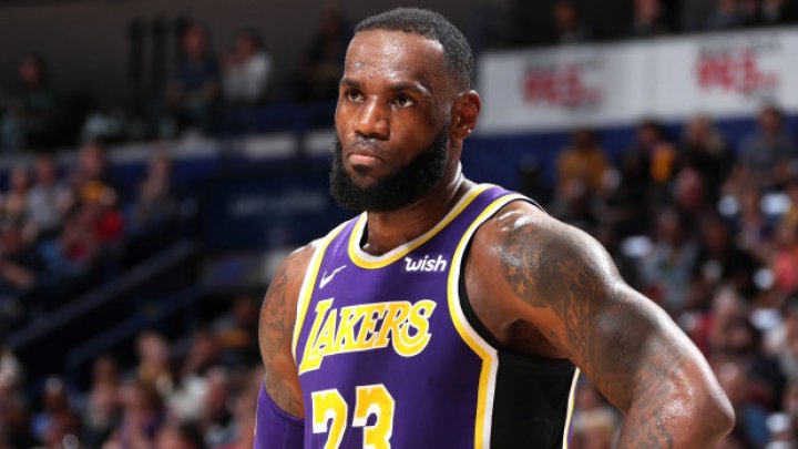 Starul formaţiei Los Angeles Lakers, LeBron James a înscris 27 de puncte în partida cu New Orleans Pelicans 