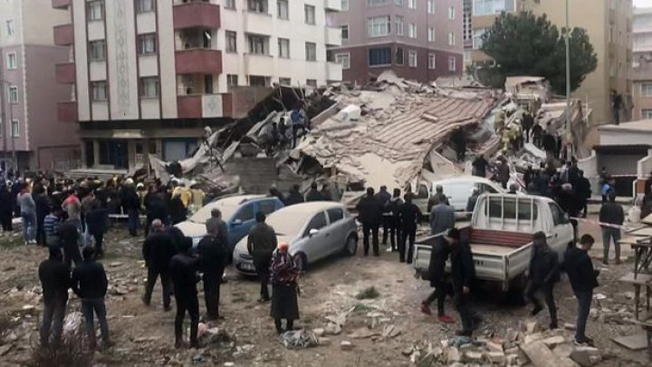 Zece persoane au murit, iar altele 13 au fost rănite, după ce un bloc de locuinţe cu opt etaje s-a prăbuşit la Istanbul