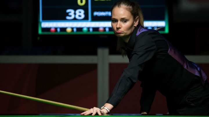 PARTIDĂ ISTORICĂ ÎN SNOOKER. Reanne Evans a pierdut partida cu Jimmy White