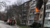 INCENDIU PUTERNIC într-un bloc din sectorul Buiucani din Capitală. O autospecială s-a deplasat la faţa locului (VIDEO)