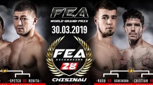 Gala de K-1 de la Chişinău, FEA World Series: Luptătorii au efectuat controlul medical şi s-au contrat în duelul privirilor