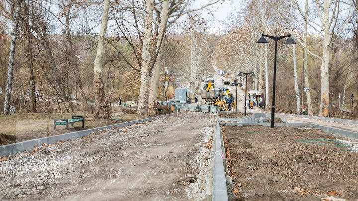 Parcul Valea Trandafirilor va fi modernizat. Lucrările de renovare sunt în toi (FOTOREPORT)