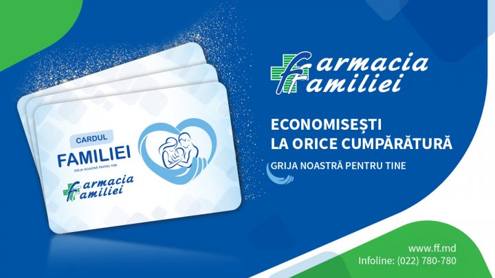 Farmacia Familiei îți răsplătește fidelitatea și lansează CARDUL FAMILIEI