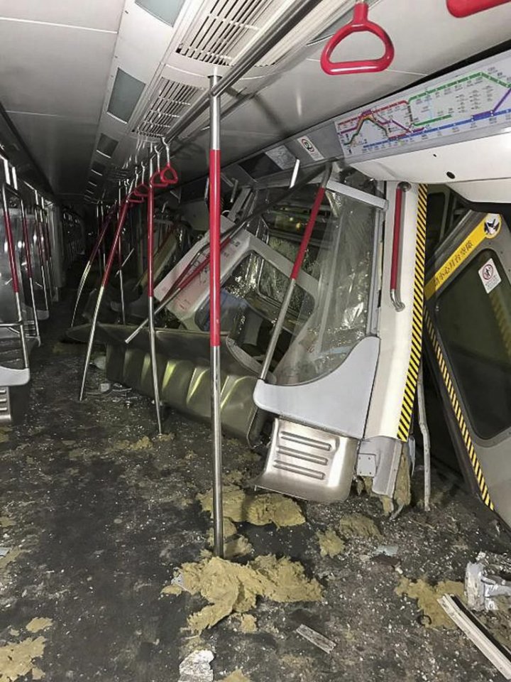 PRĂPĂD în Hong-Kong. Două metrouri s-au ciocnit. Şase milioane de persoane sunt AFECTATE