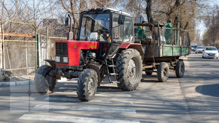 Curăţenia de primăvară, în toi. Oamenii, îndemnaţi să participe la acţiune  pentru a scăpa Chişinăul de mizerie (FOTOREPORT)