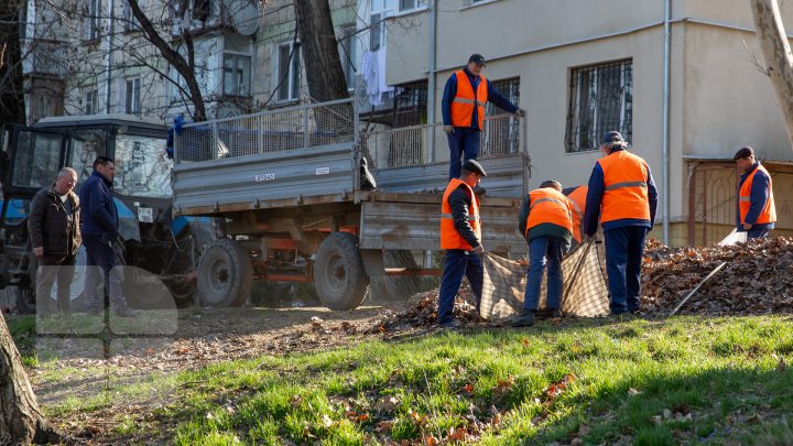 Curăţenia de primăvară, în toi. Oamenii, îndemnaţi să participe la acţiune  pentru a scăpa Chişinăul de mizerie (FOTOREPORT)