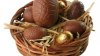 Încondeierea ouălor de Paşte, la o fabrică de ciocolată din Chişinău. Mai mulţi copii au participat la activitate şi au fost premiaţi