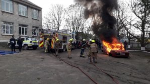 Pompierii în ALERTĂ la Nisporeni. Au simulat un seism de proporții (FOTO)