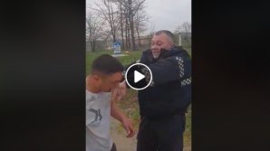 Un ofițer de patrulare din Hînceşti, MUŞCAT de un bărbat agresiv (IMAGINI GREU DE IMAGINAT)