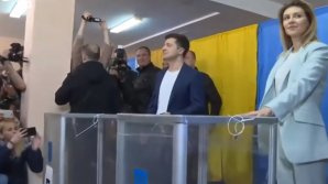 Alegeri prezidențiale în Ucraina. Vladimir Zelenski şi-a exercitat dreptul la vot