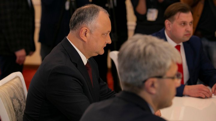 Igor Dodon se va întâlni astăzi cu liderii celor mai mari fracțiuni parlamentare