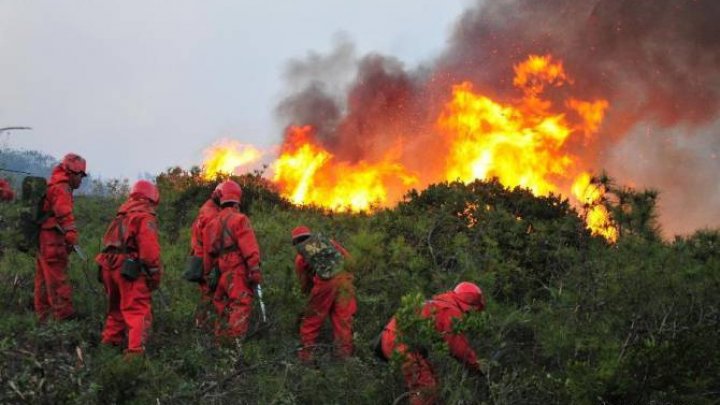 BILANŢ ÎNFIORĂTOR: Cel puţin 30 de pompieri şi-au pierdut viaţa într-un incendiu din China