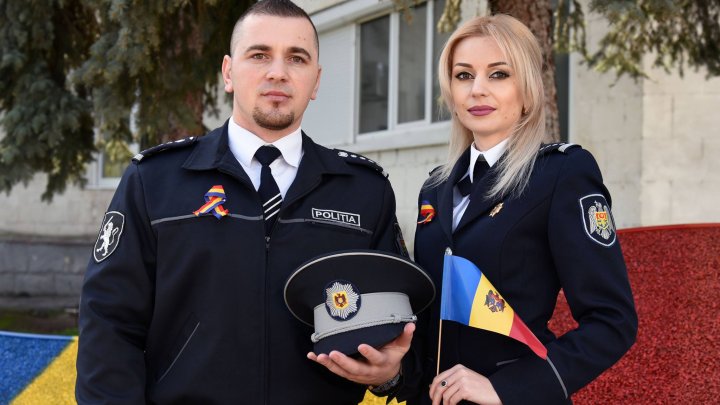 Poliţia Republicii Moldova, de Ziua Drapelului de Stat: Să-l cinstim, să-l iubim, să-l purtăm cu noi oriunde ne-am afla (FOTO)