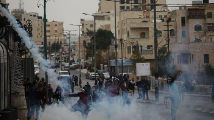 Fâşia Gaza a fost zguduită de confruntări ale palestinilor cu armata israeliană în această după amiază