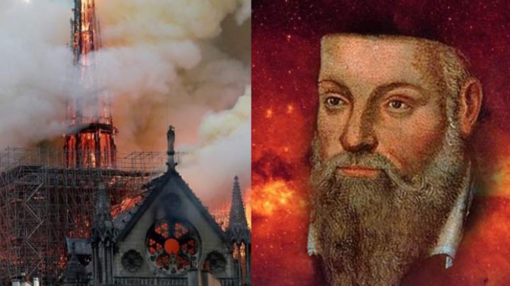 NOSTRADAMUS A PREZIS INCENDIUL DE LA NOTRE-DAME. A fost găsit catrenul în care a anunţat nenorocirea