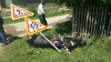 Un motociclist fără permis s-a accidentat, după ce a văzut poliţia de patrulare şi a accelerat (FOTO)